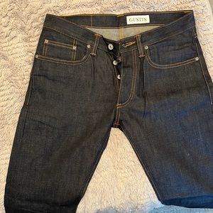 Gustin, 32x32, skinny selvedge denim, NEW never worn